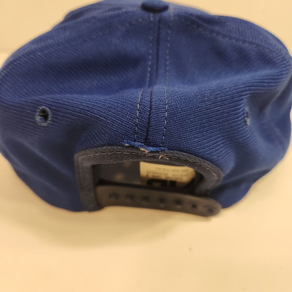 Air Force New York NY Air Guard C-5A Blue Snapback Trucker Hat Cap Blue Vintage - Picture 2 of 5